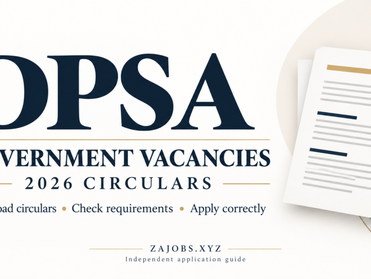 DPSA Government Vacancies Circular 2026