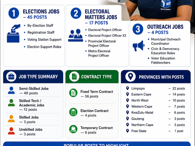 IEC Jobs 2026: Electoral Commission Vacancies Available